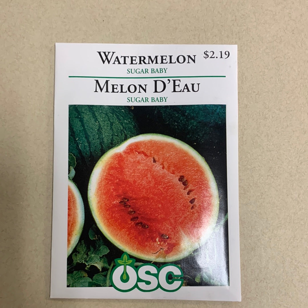 Watermelon Packet Watermelon Seed Packets - Sugar Baby – Laporte's Nursery & Greenhouses Inc.