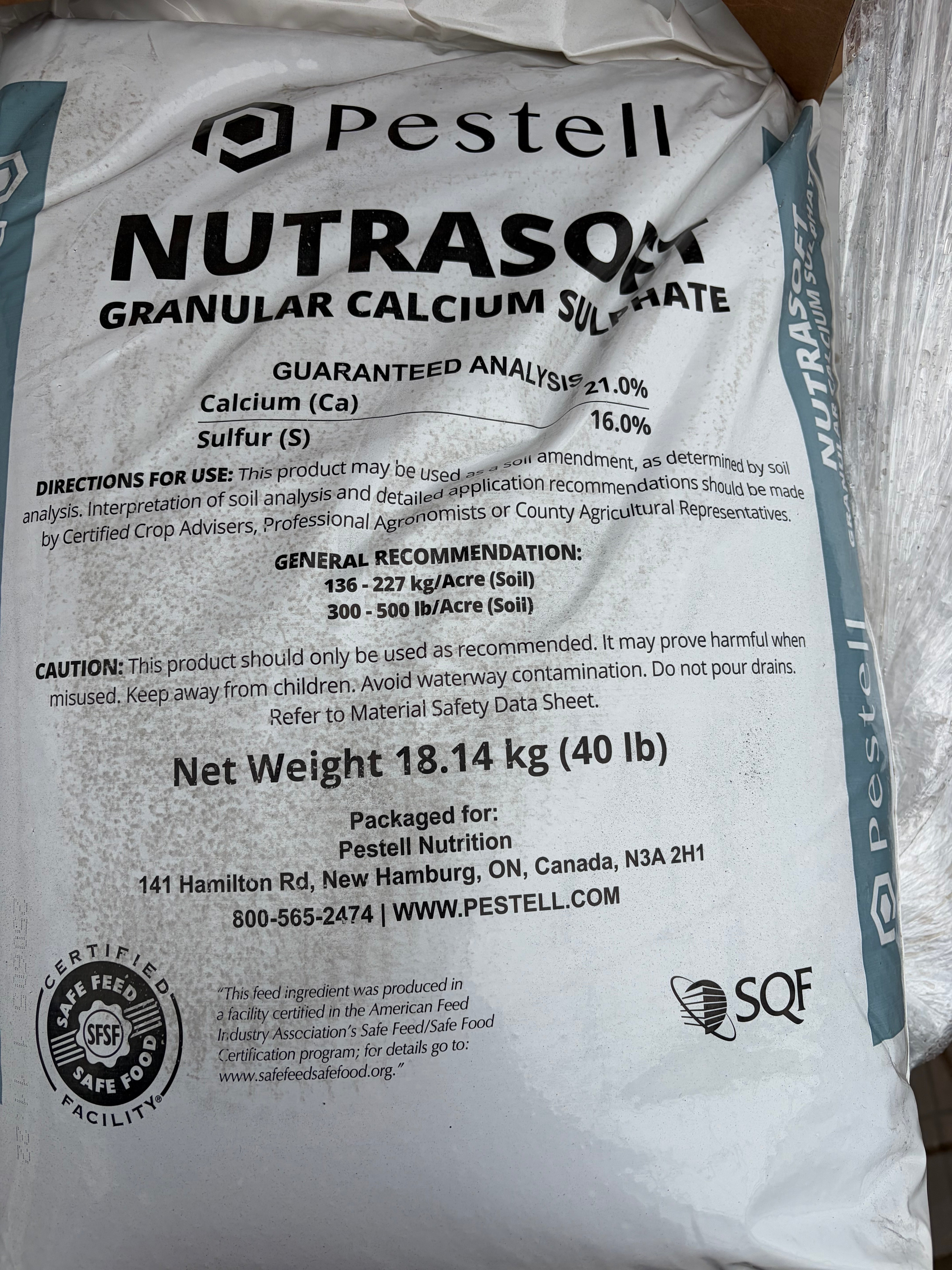 gypsum fertilizer nutrient content Gypsum Pelletized