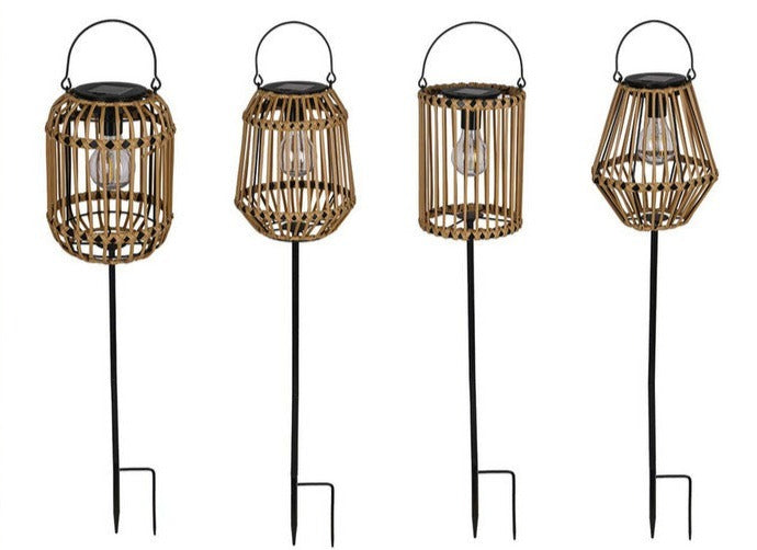 3-In-1 Solar Garden Stake, Faux Rattan – Laporte's Nursery ...