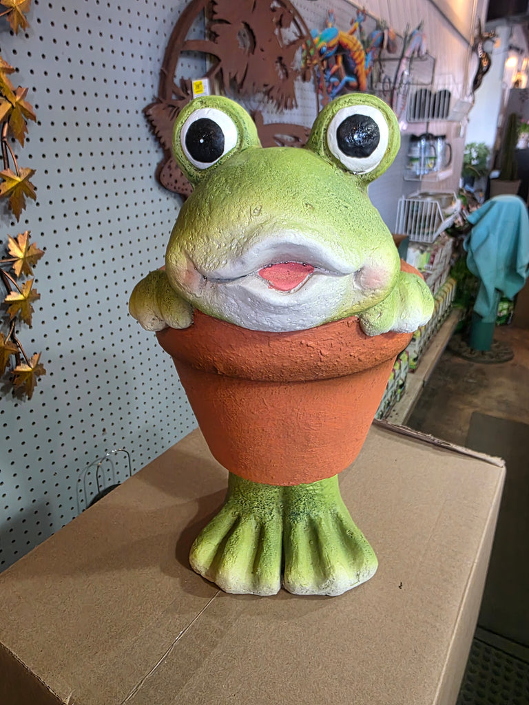 Standing Frog Planter – Laporte's Nursery & Greenhouses Inc.