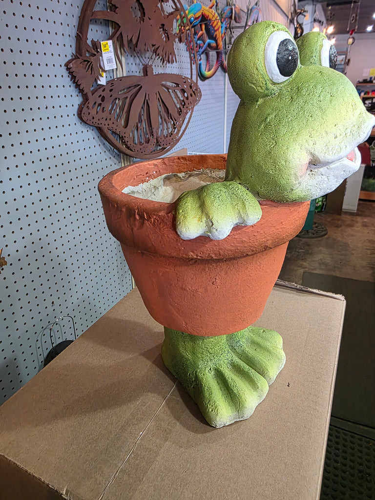 Standing Frog Planter – Laporte's Nursery & Greenhouses Inc.