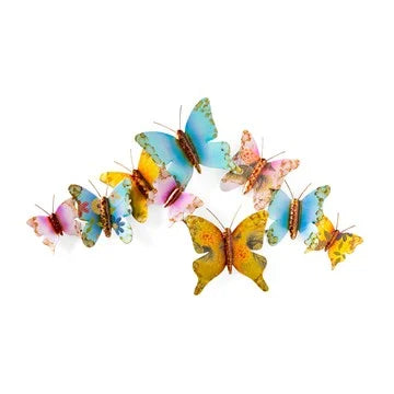 3D Painted Metal Butterfly Wall Art – Laporte's Nursery