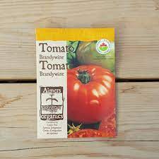 Aimers Organic Tomato Brandywine Seed Packet